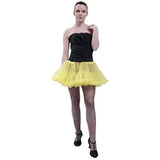 Tutus Women's 15in Sexy Tutu Skirt for Halloween & Costume Wear-Yellow malcomodes-biz.myshopify.com