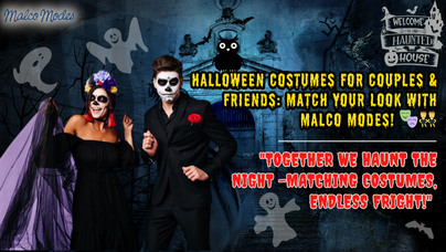 Halloween Costumes for Couples & Friends: Match Your Look with Malco Modes! 🎭👯‍♂️