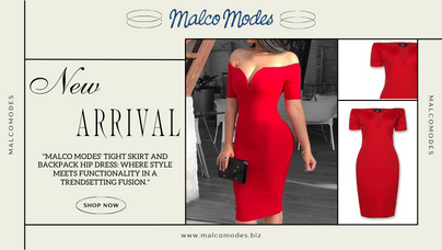 Unveiling Malco Modes' Trendsetting Tight Skirt and Backpack Hip Dress