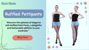 Embrace Elegance with Ruffled Petti Pants: A Fashionable Delight