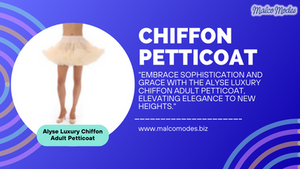 Elevate Your Elegance with the Alyse Luxury Chiffon Adult Petticoat
