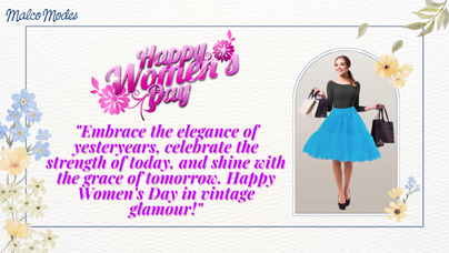 Vintage Glamour: Celebrating Women's Day in Style!