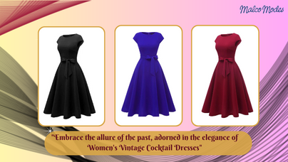 Unveiling Timeless Elegance: Women's Vintage Cocktail Dresses