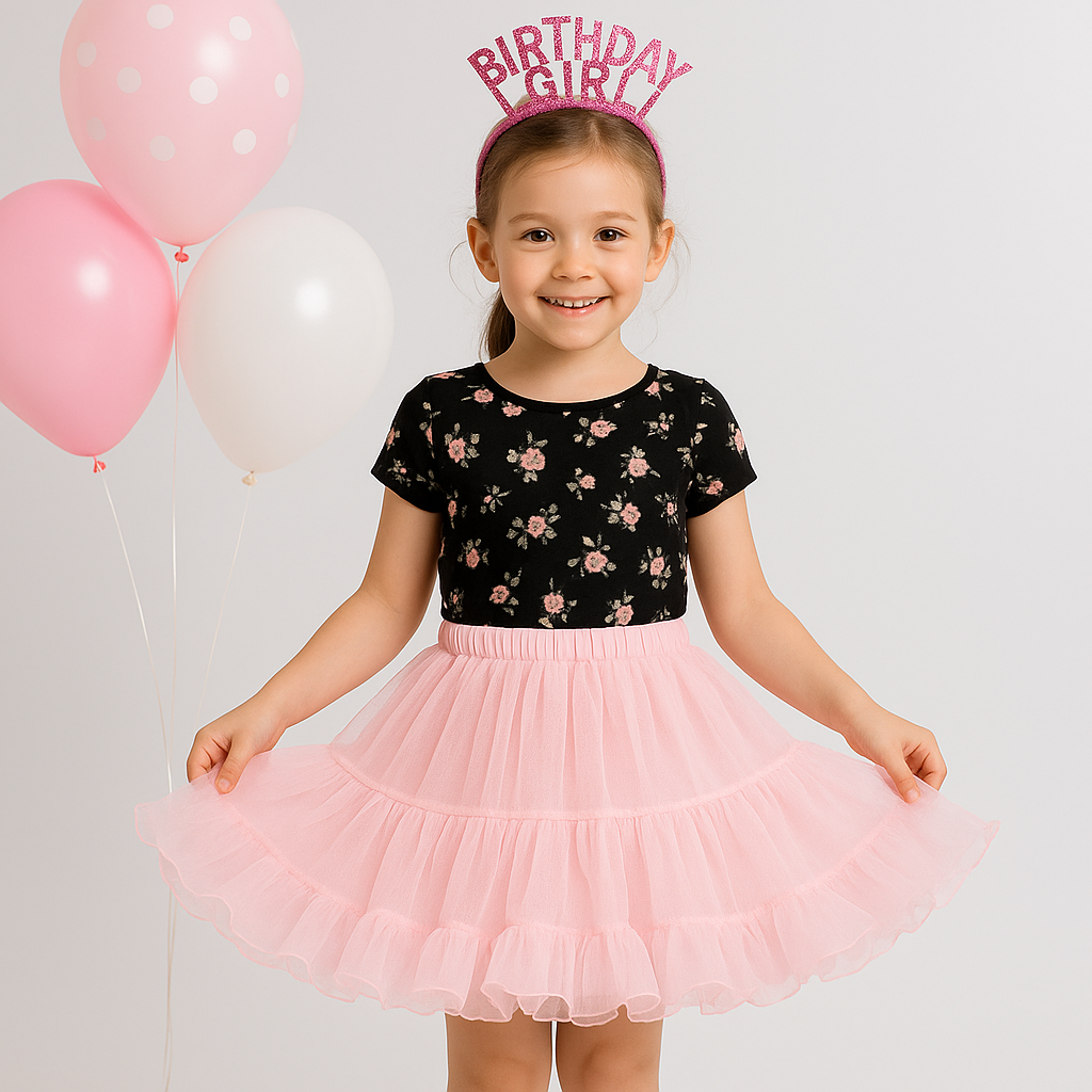 Girls Petticoat Crinoline Underskirt