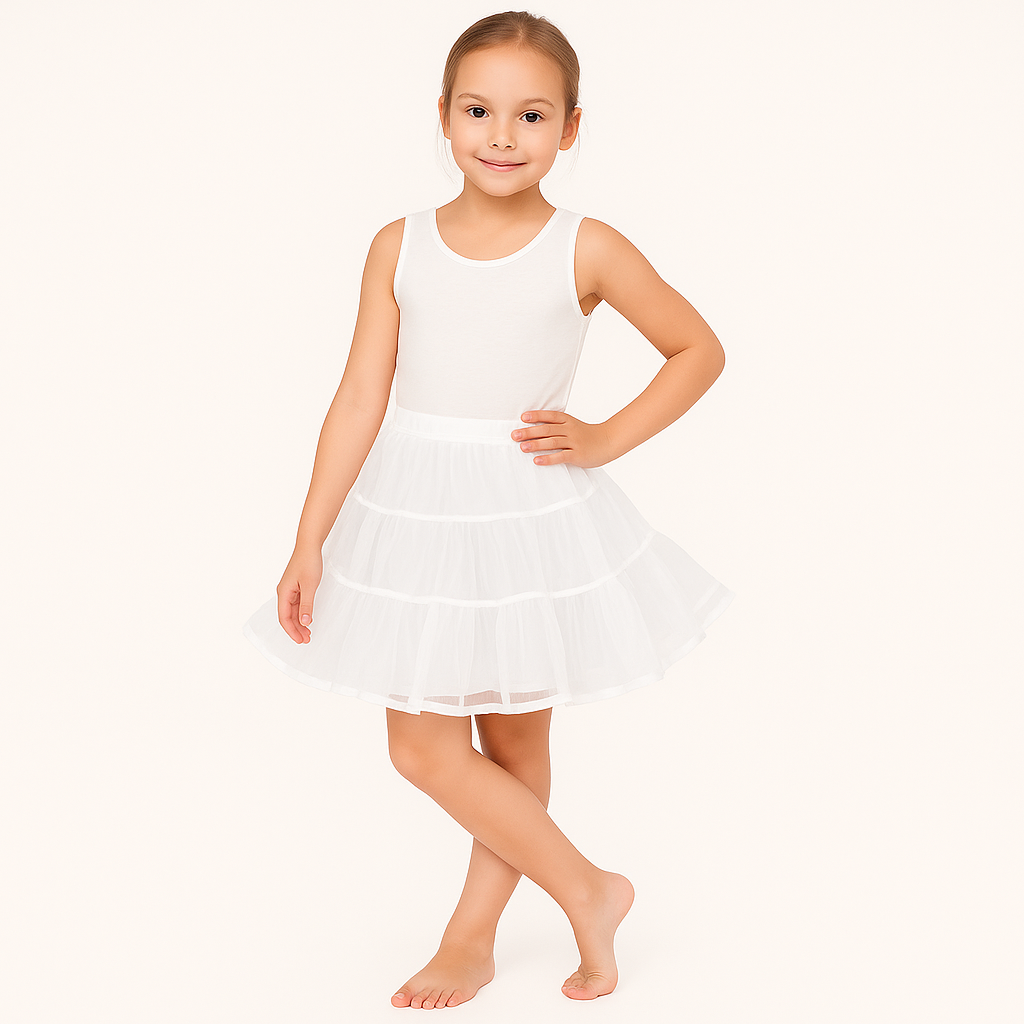 Girls Petticoat Crinoline Underskirt