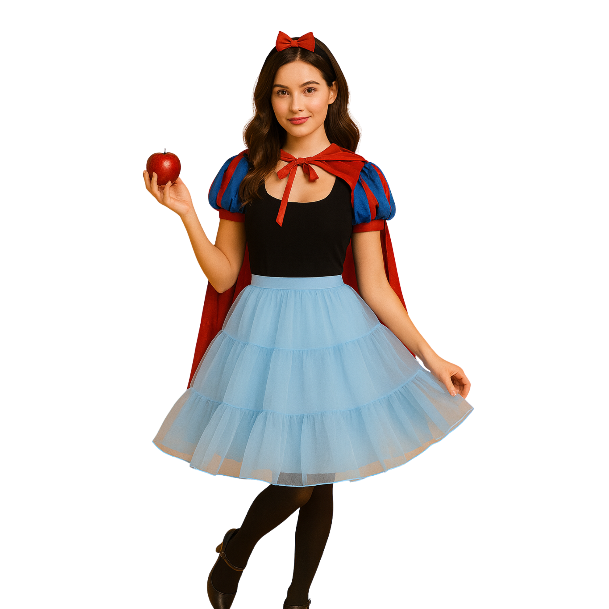 Halloween Petticoat Skirt – Fluffy Knee-Length Costume, Cosplay Costume Crinoline