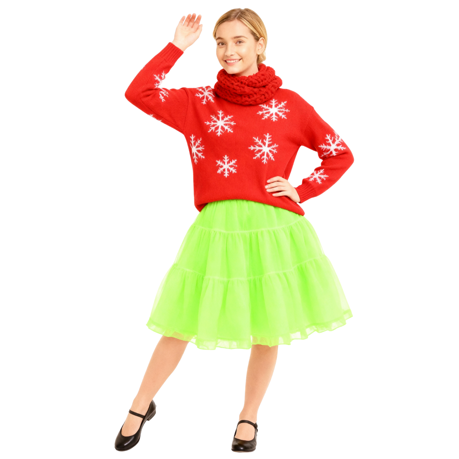 Petticoat Skirt – Fluffy Knee-Length Crinoline