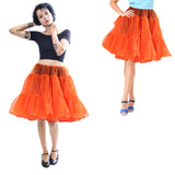 Malco Modes Tea-Length Petticoat Skirt | Mother’s Day | Vintage 50s | Party Skirt | Underskirt for Dresses | Summer | Orange Skirt