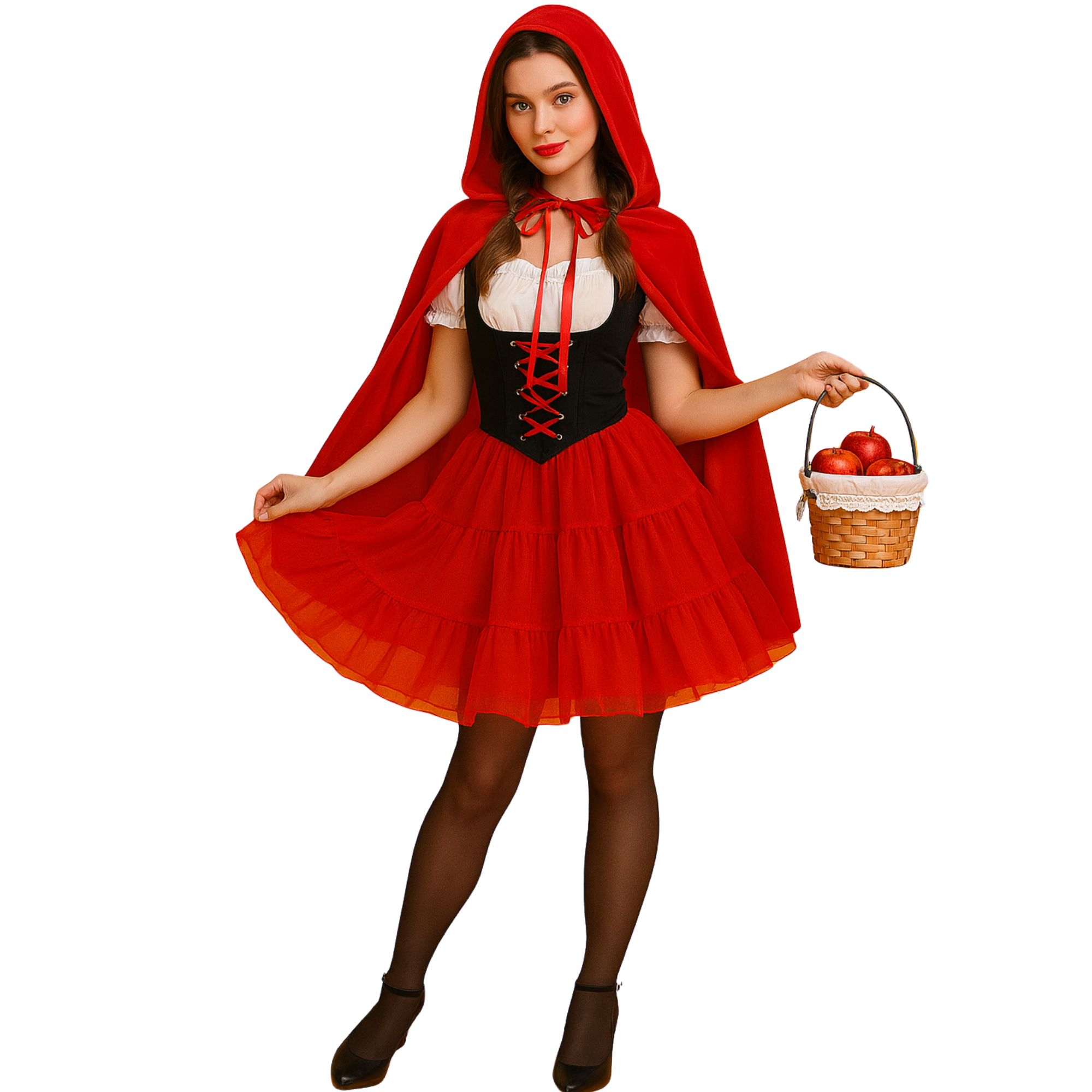 Halloween Petticoat Skirt – Fluffy Knee-Length Costume, Cosplay Costume Crinoline