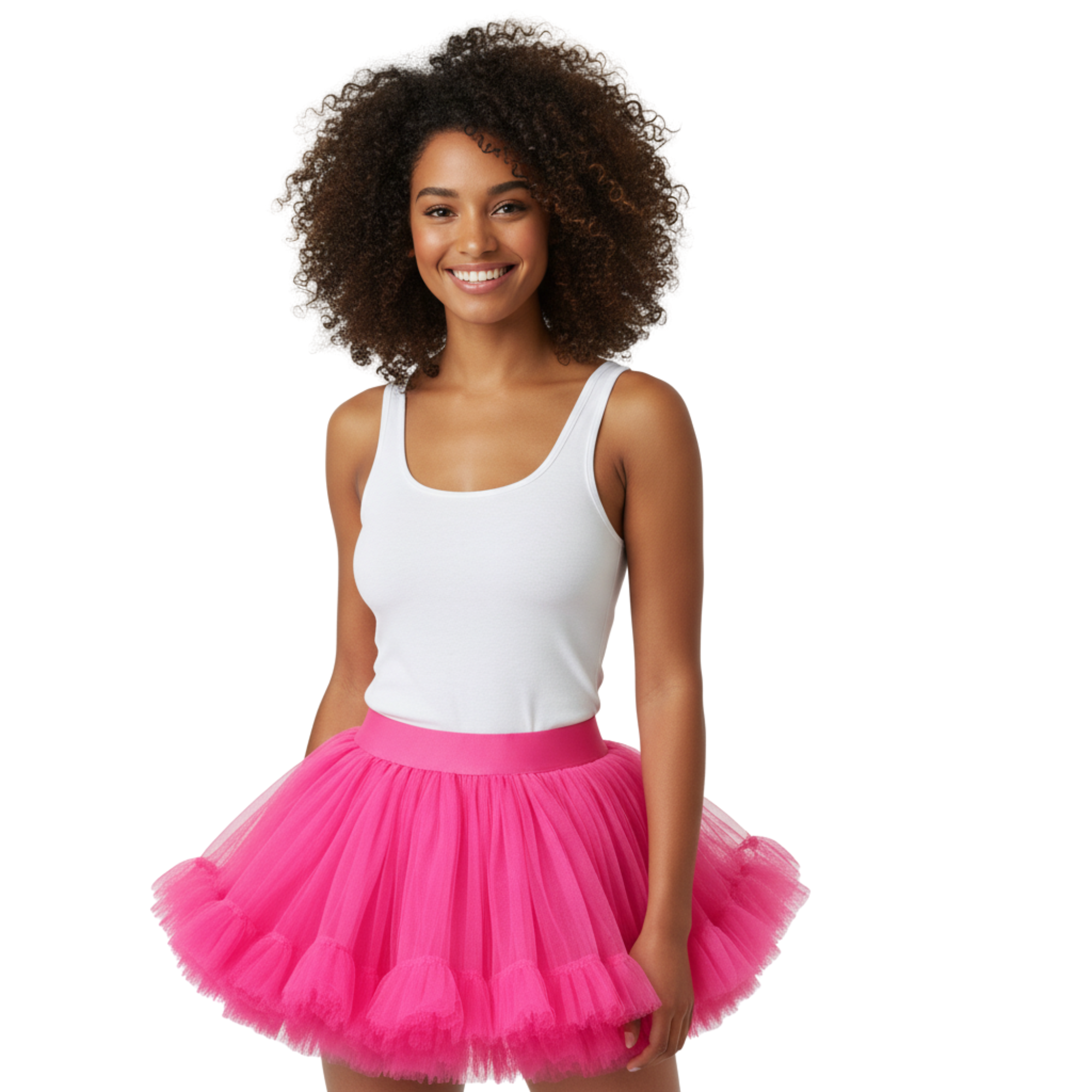 Hot Pink Tutu Skirt for Women, Halloween Costume