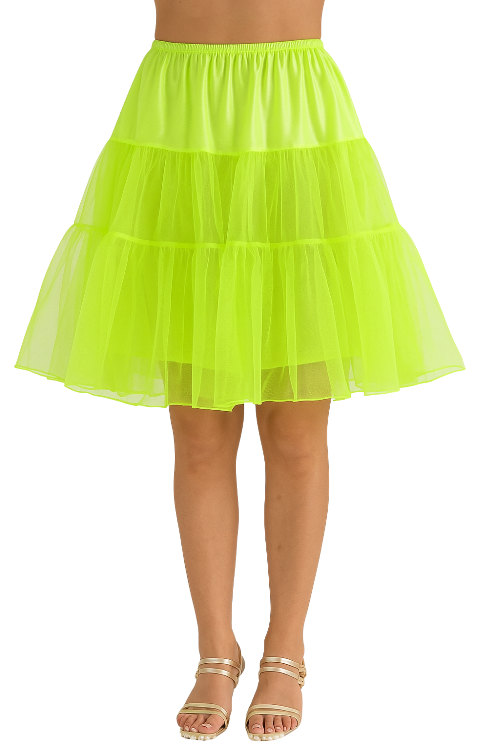 Tea-Length Petticoat Skirt – Vintage 50s Crinoline Underskirt