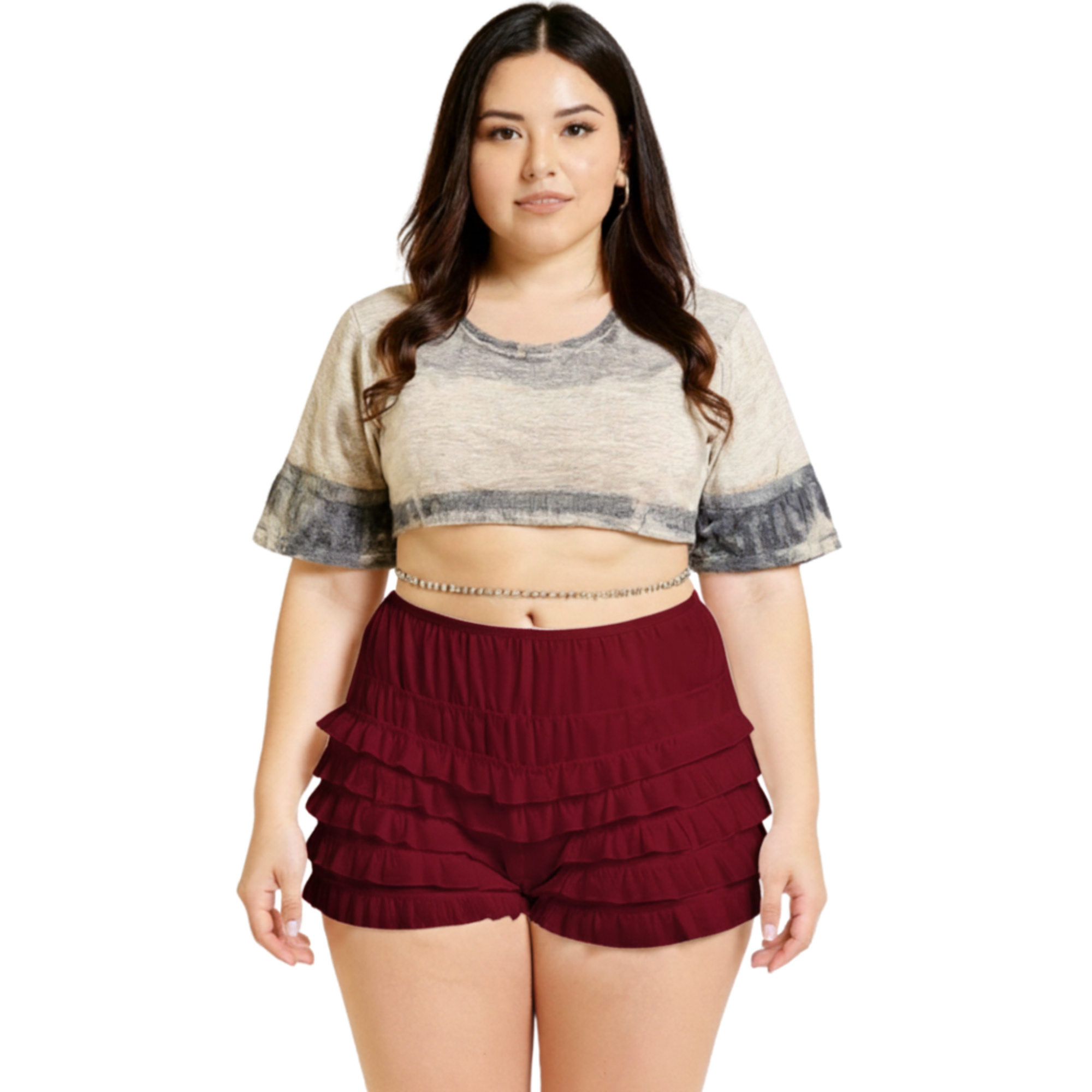 Ruffle Shorts for Women, Lace Bloomers