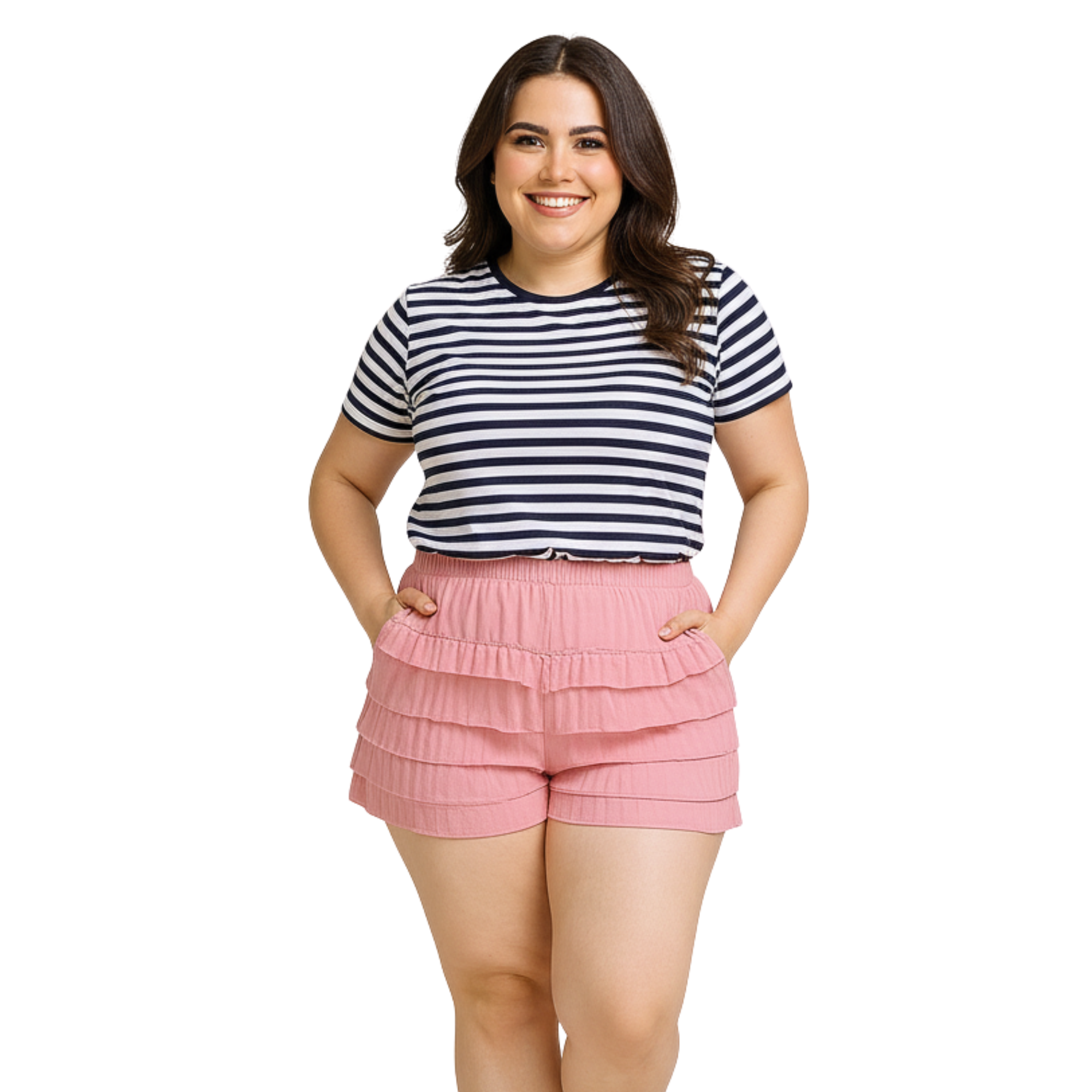 Malco Modes Ruffle Shorts for Women –Pink Bloomers, Halloween Costume, Lace Bloomers, Sexy Ruffle Shorts & Y2K Costumes