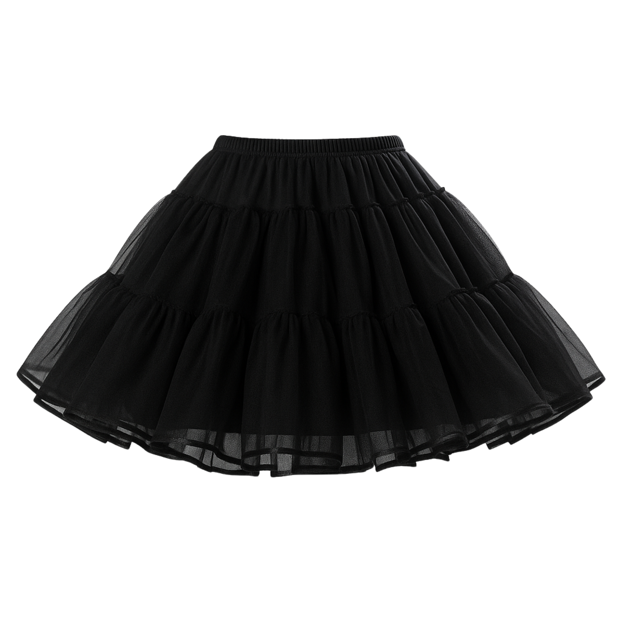Petticoat Skirt – Fluffy Knee-Length Crinoline