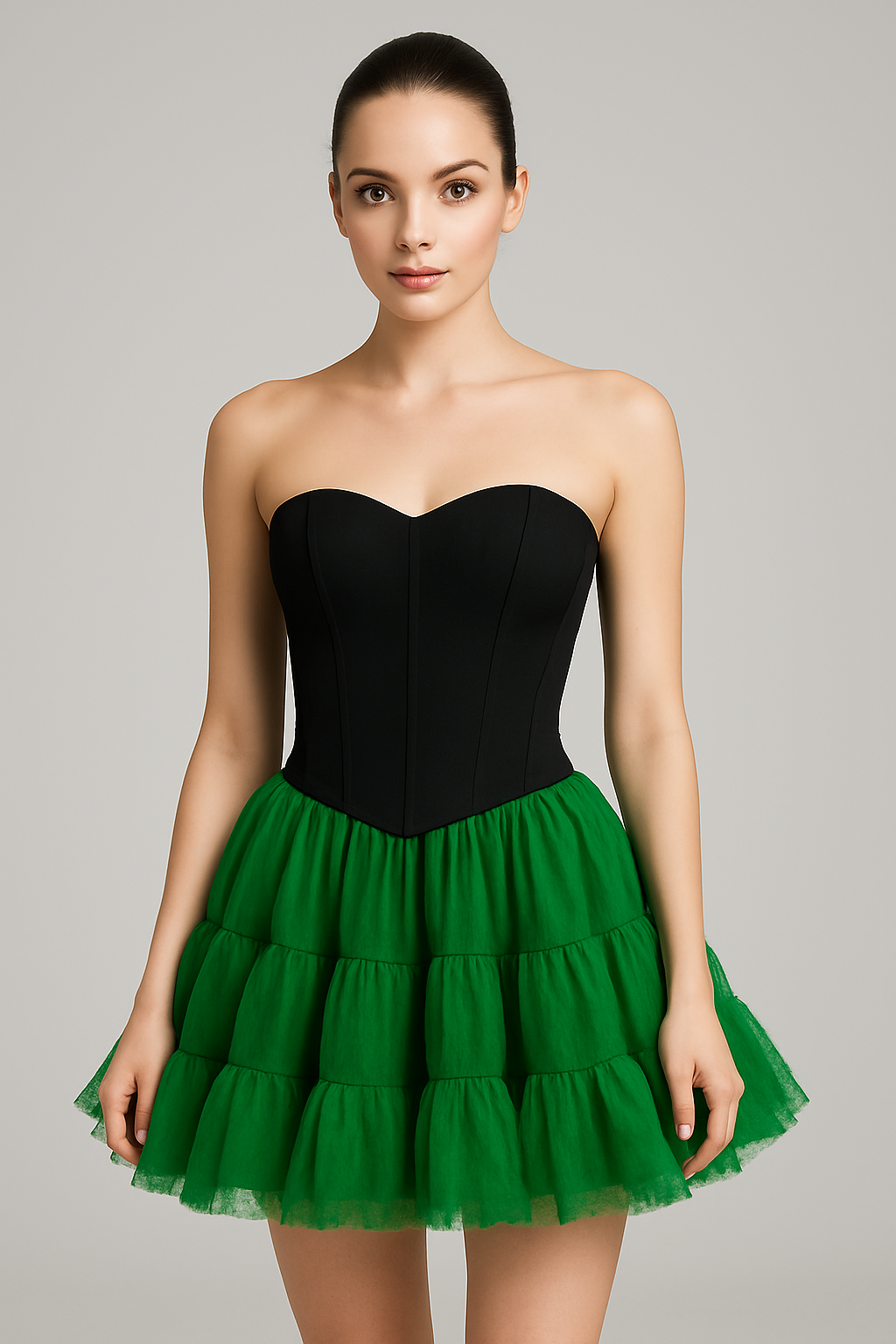 Halloween Petticoat Skirt – Fluffy Knee-Length Costume, Cosplay Costume Crinoline