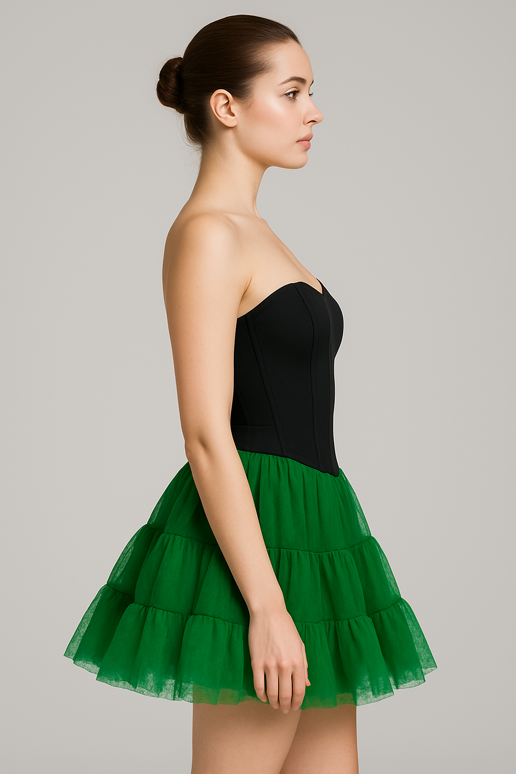 Halloween Petticoat Skirt – Fluffy Knee-Length Costume, Cosplay Costume Crinoline