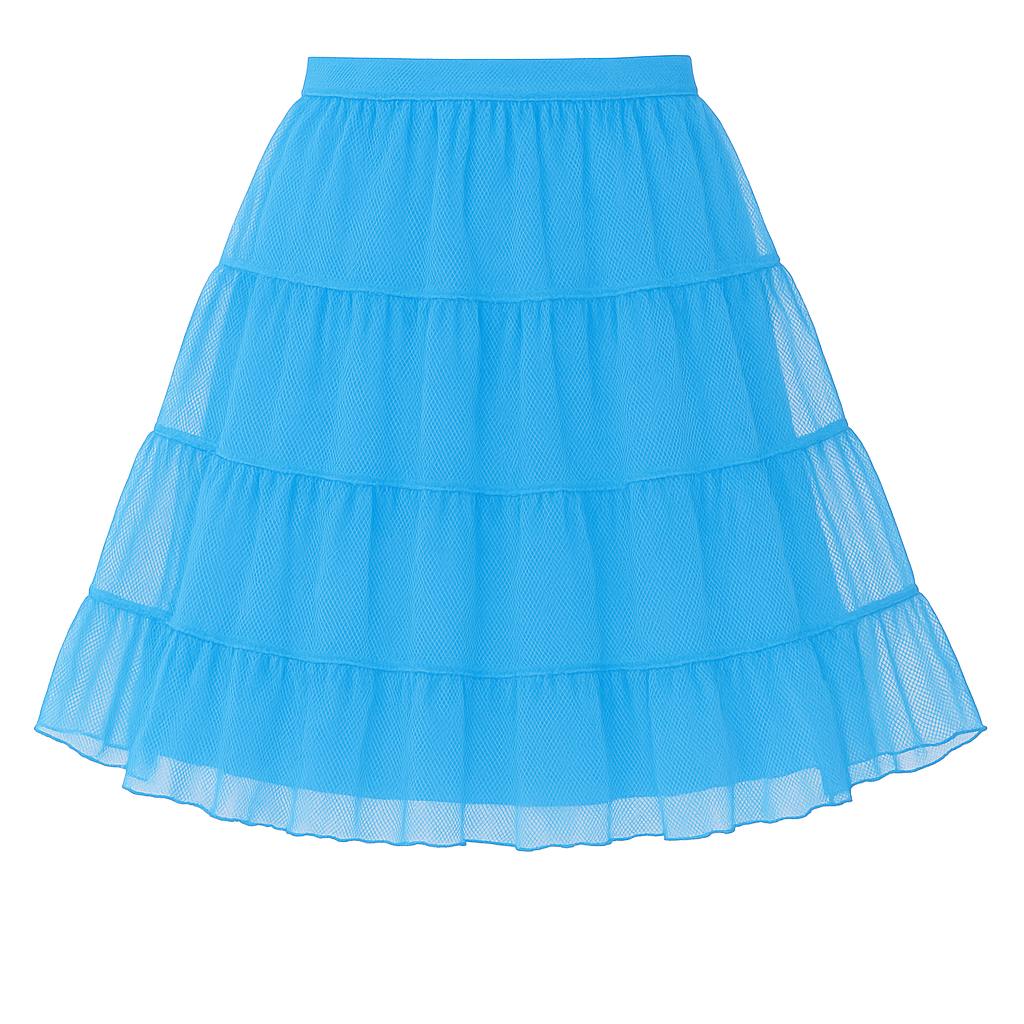Halloween Petticoat Skirt – Fluffy Knee-Length Costume, Cosplay Costume Crinoline