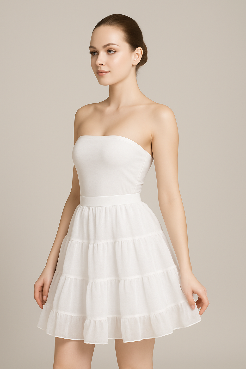 Halloween Petticoat Skirt – Fluffy Knee-Length Costume, Cosplay Costume Crinoline