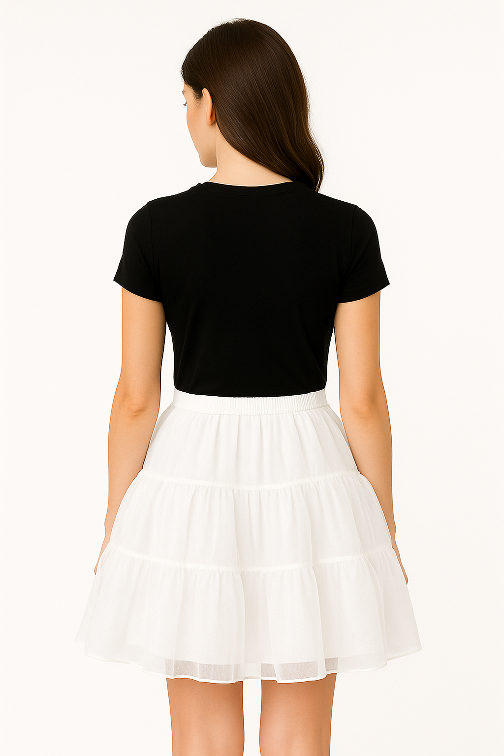 Halloween Petticoat Skirt – Fluffy Knee-Length Costume, Cosplay Costume Crinoline