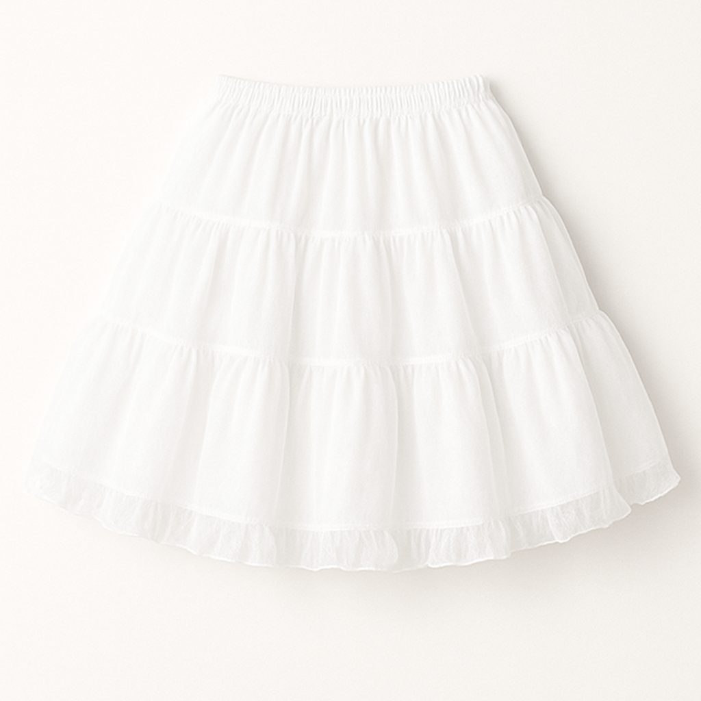 Halloween Petticoat Skirt – Fluffy Knee-Length Costume, Cosplay Costume Crinoline