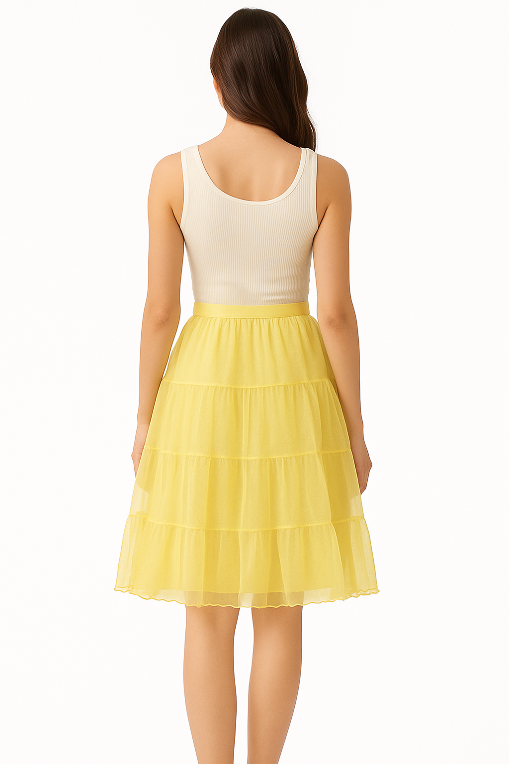 Halloween Petticoat Skirt – Fluffy Knee-Length Costume, Cosplay Costume Crinoline