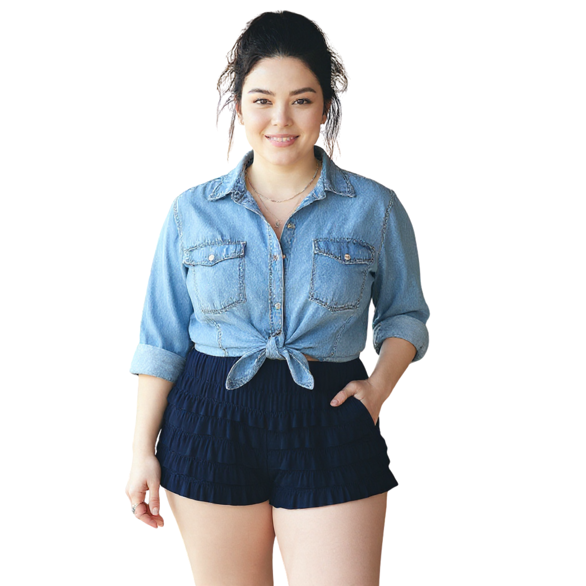 Ruffle Shorts for Women, Lace Bloomers