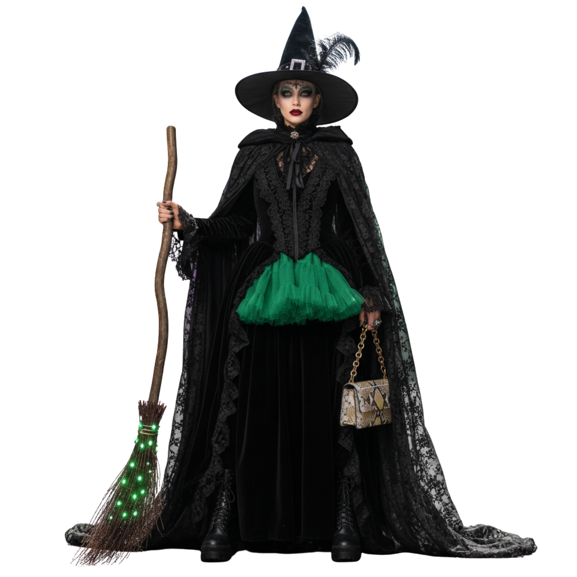 Halloween Green Tutu Skirt for Women, Peter Pan