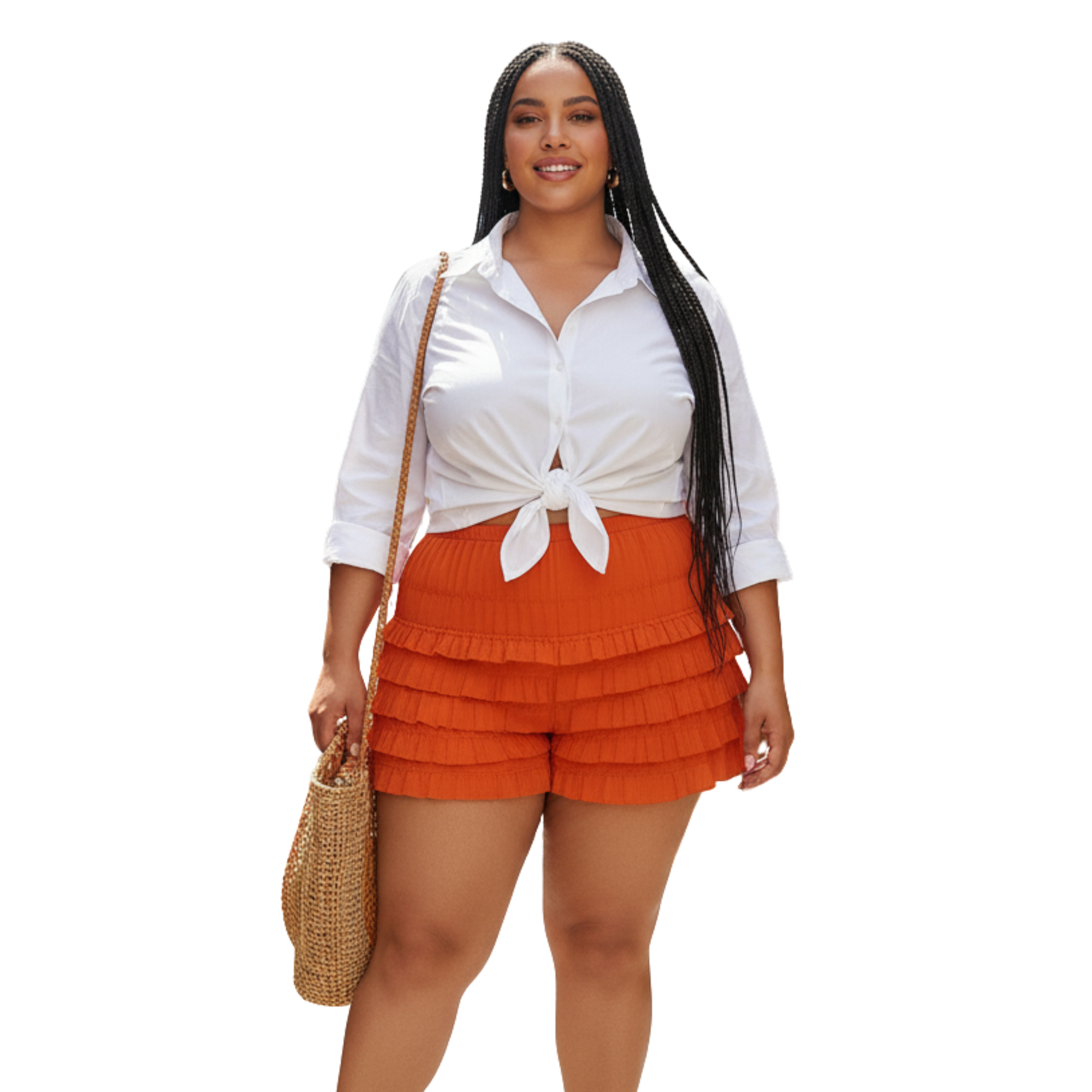 Ruffle Shorts for Women, Lace Bloomers