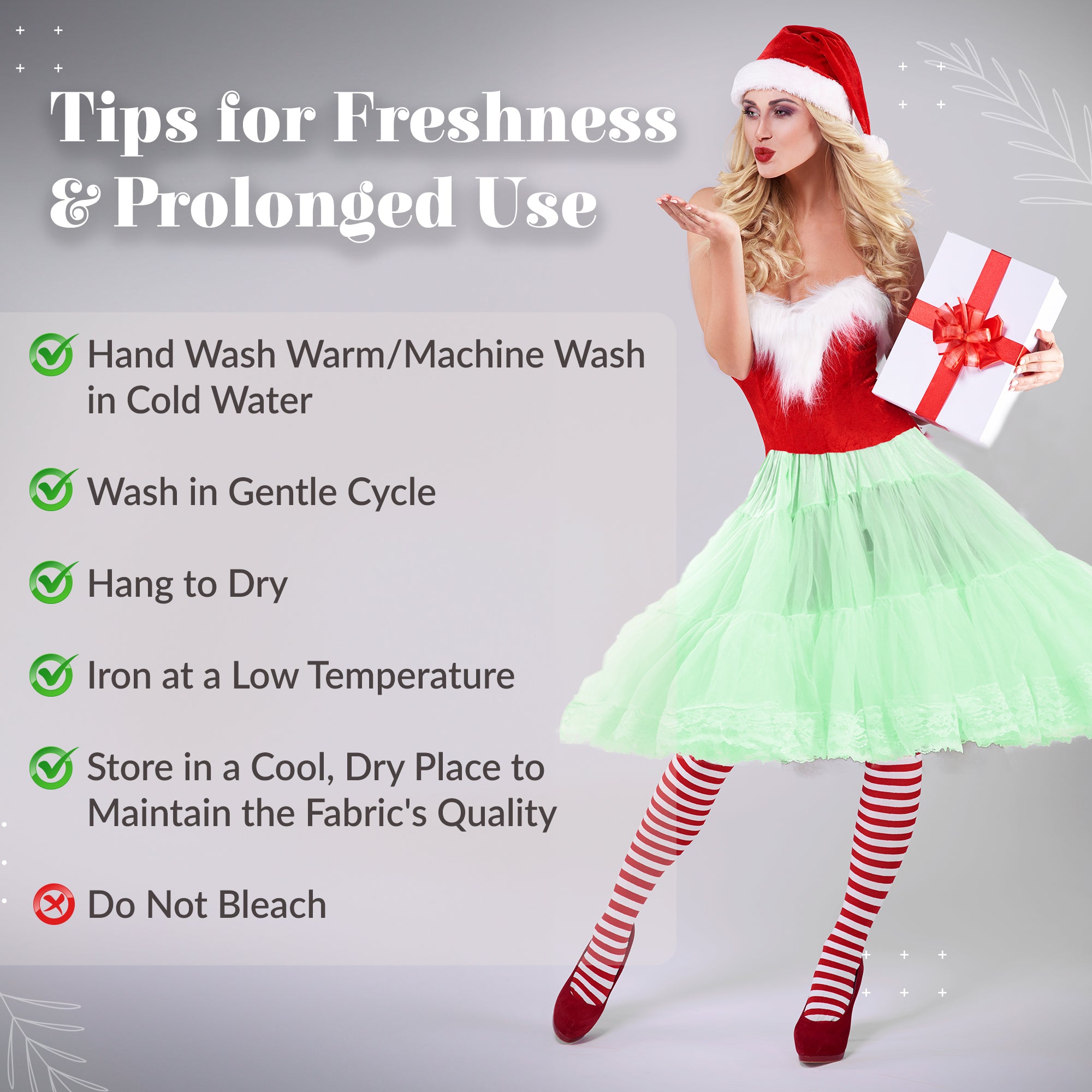 Zooey Luxury Chiffon Adult Petticoat Slip-Mint