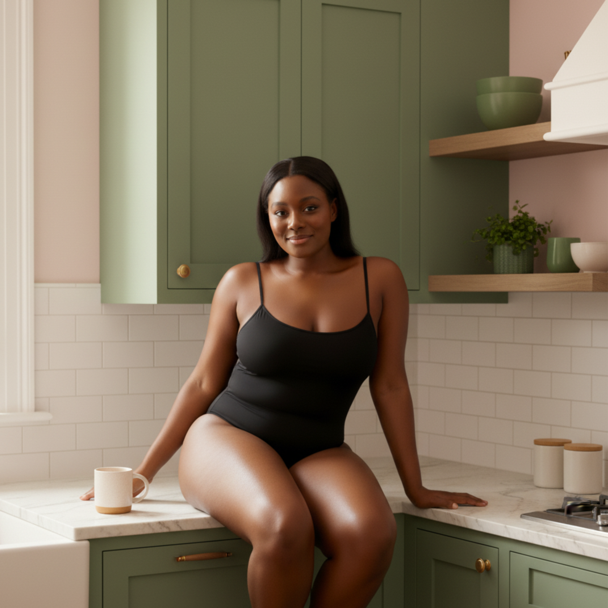 Bodysuit Shapewear, Seamless Tummy Tucker