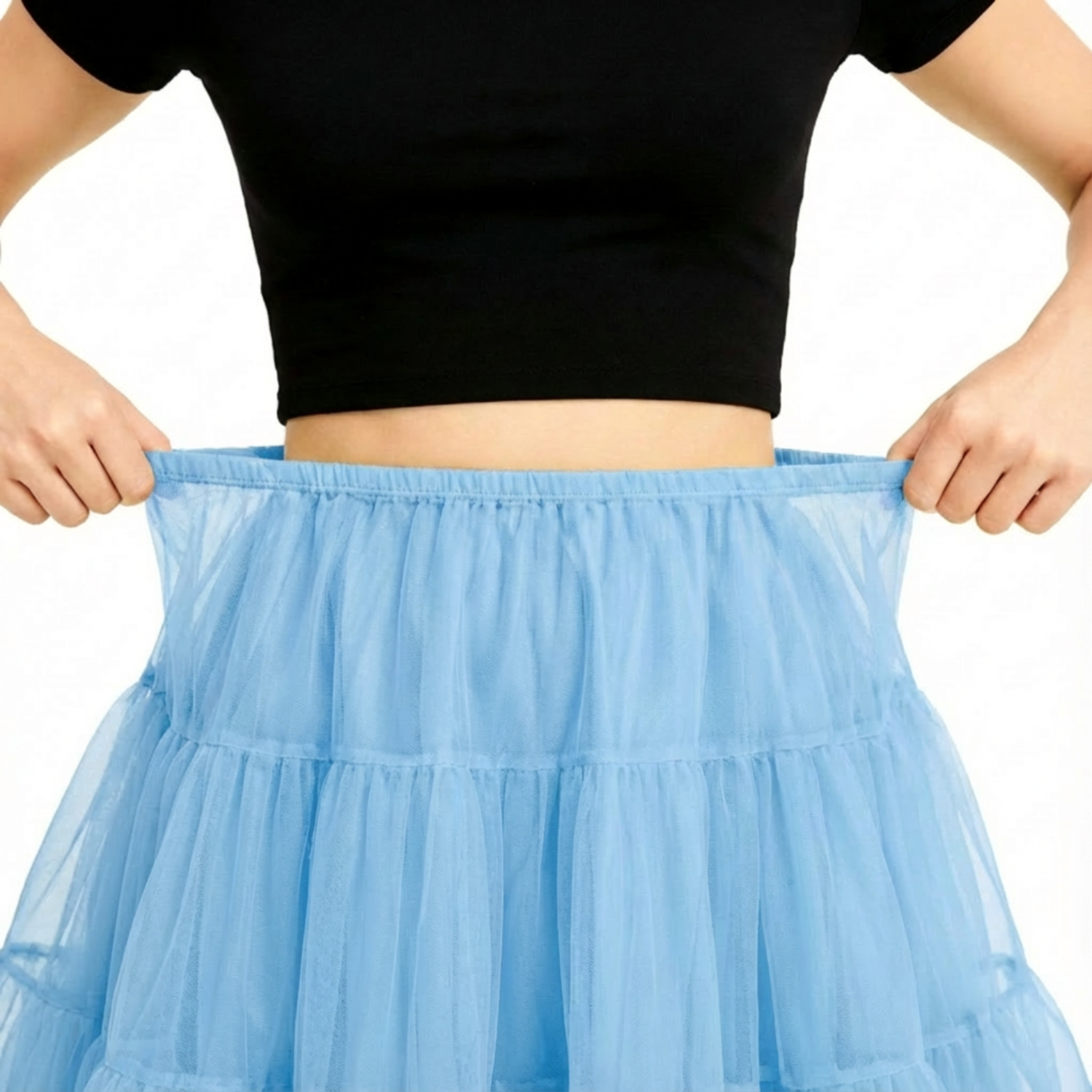 Petticoat Skirt – Fluffy Knee-Length Crinoline