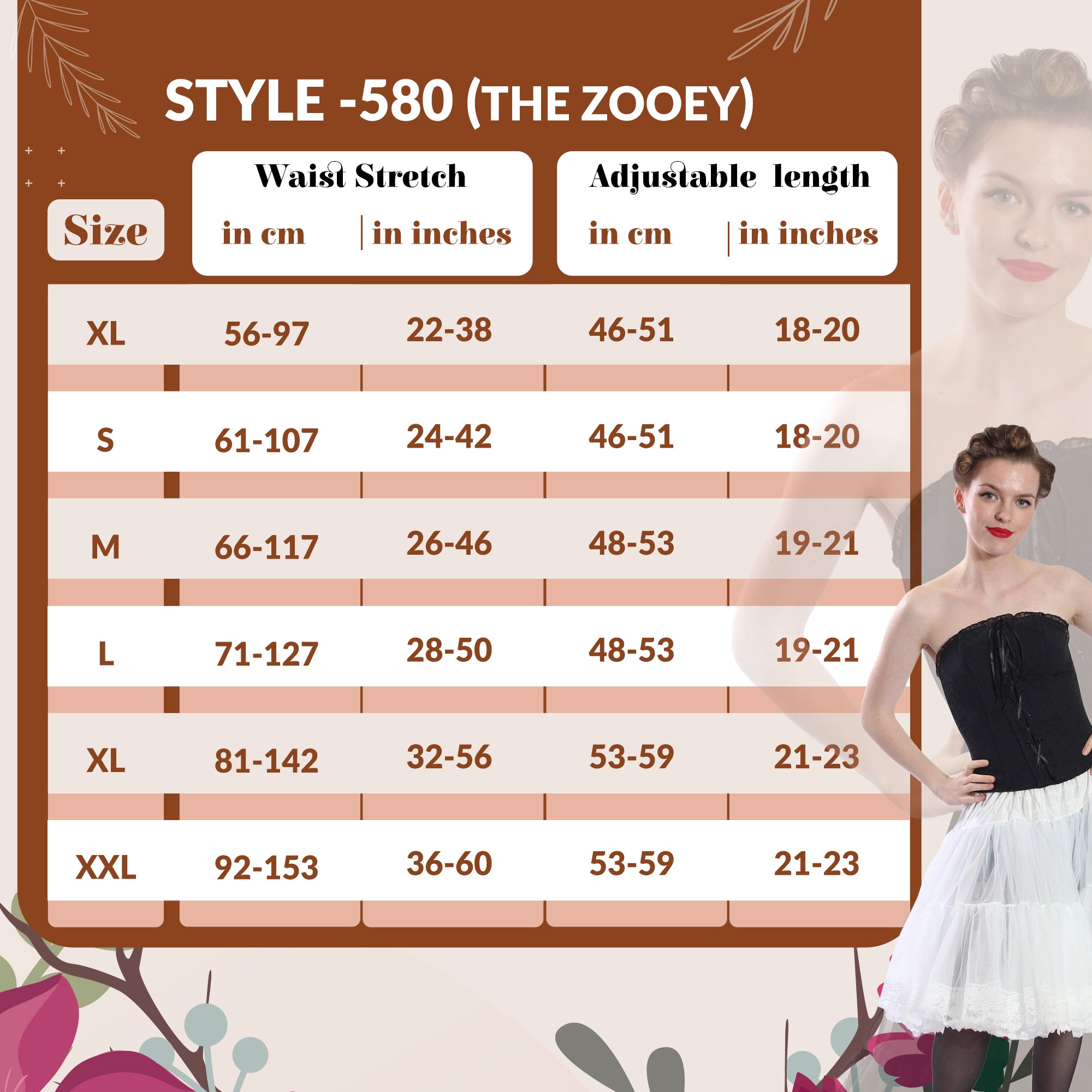 Zooey Luxury Chiffon Adult Petticoat Slip-White