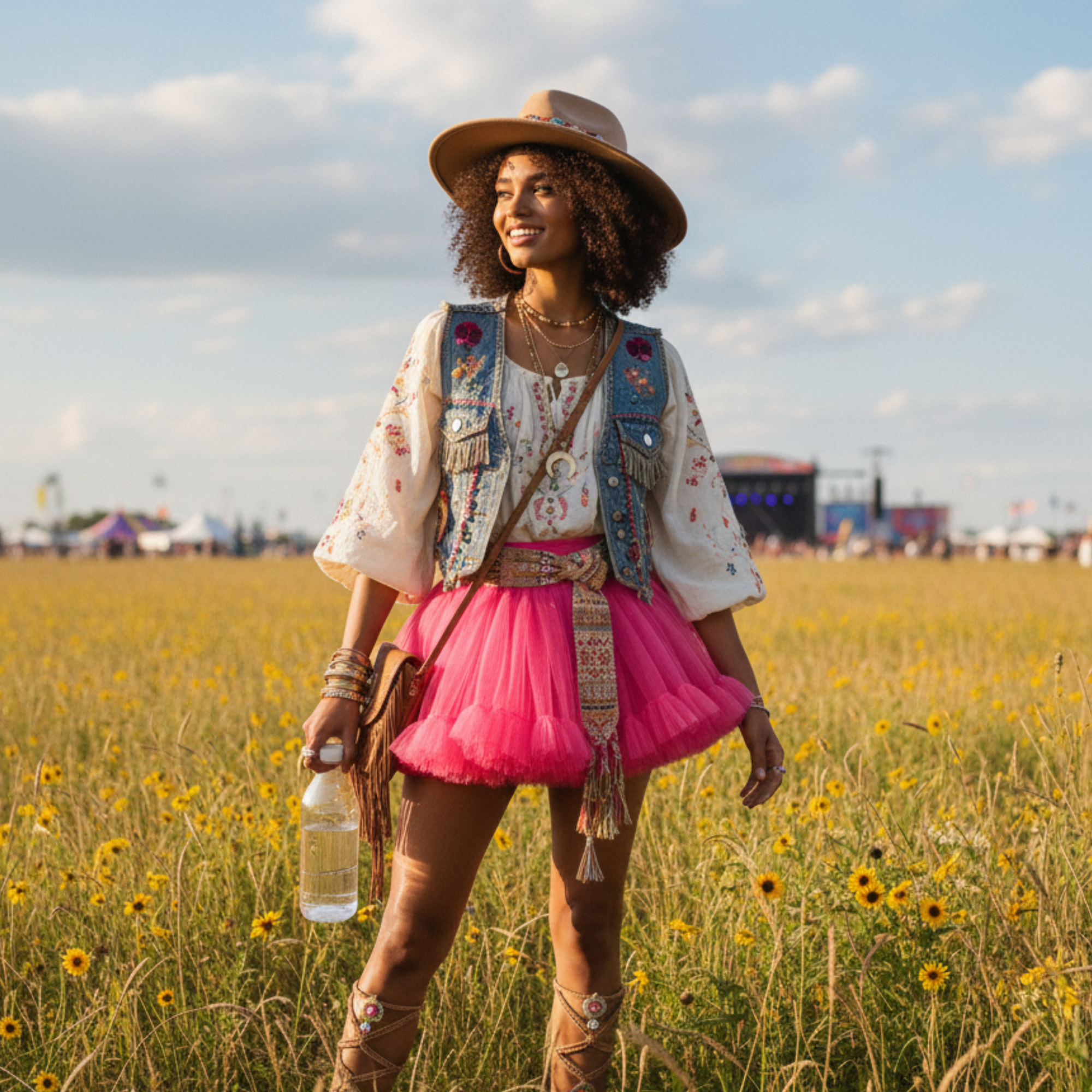 Hot Pink Tutu Skirt for Women, Halloween Costume