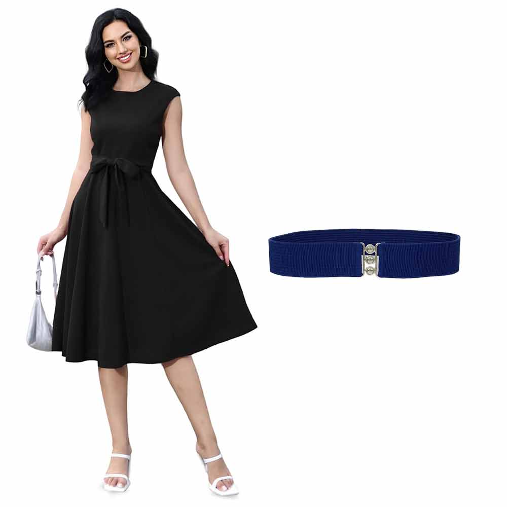 [product_type] Vintage Cocktail Dress & Belt Combo: Swing into Style with Dress Belts for Women malcomodes-biz.myshopify.com