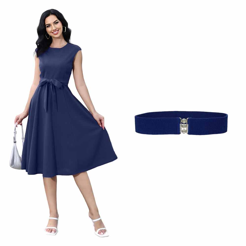 [product_type] Vintage Cocktail Dress & Belt Combo: Swing into Style with Dress Belts for Women malcomodes-biz.myshopify.com
