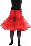 Malco Modes Tea-Length Petticoat Skirt | Mother?s Day | Vintage 50s | Party Skirt | Underskirt for Dresses | Summer | Red Skirt