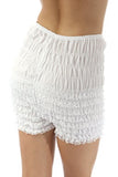 Adult Pettipants Style N29 - White Ruffle Panties & Lacey Dance Shorts (Small)