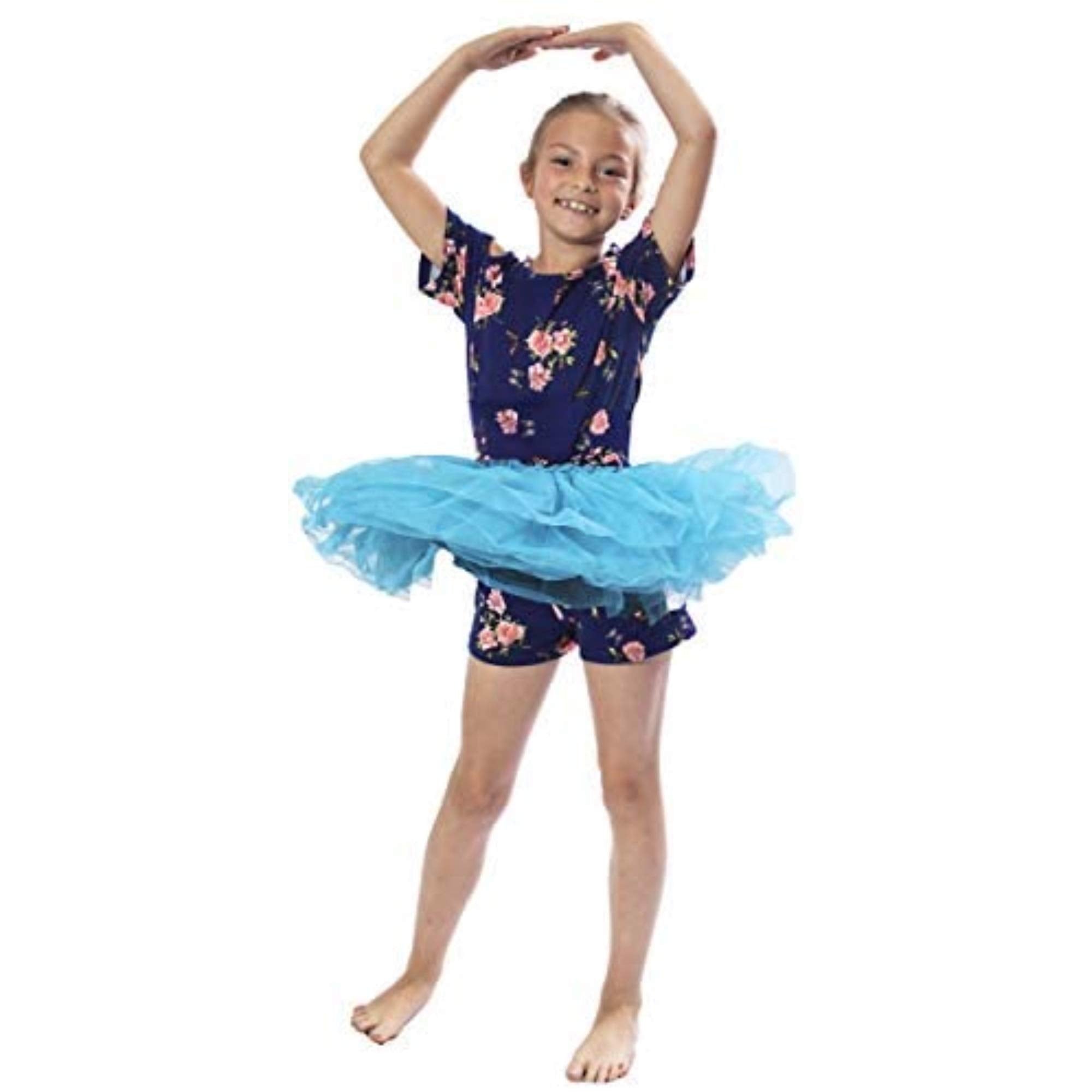 Peacock Blue Multi-Layered Tutu Skirt - One Size Cheerleader & Ballerina Outfit