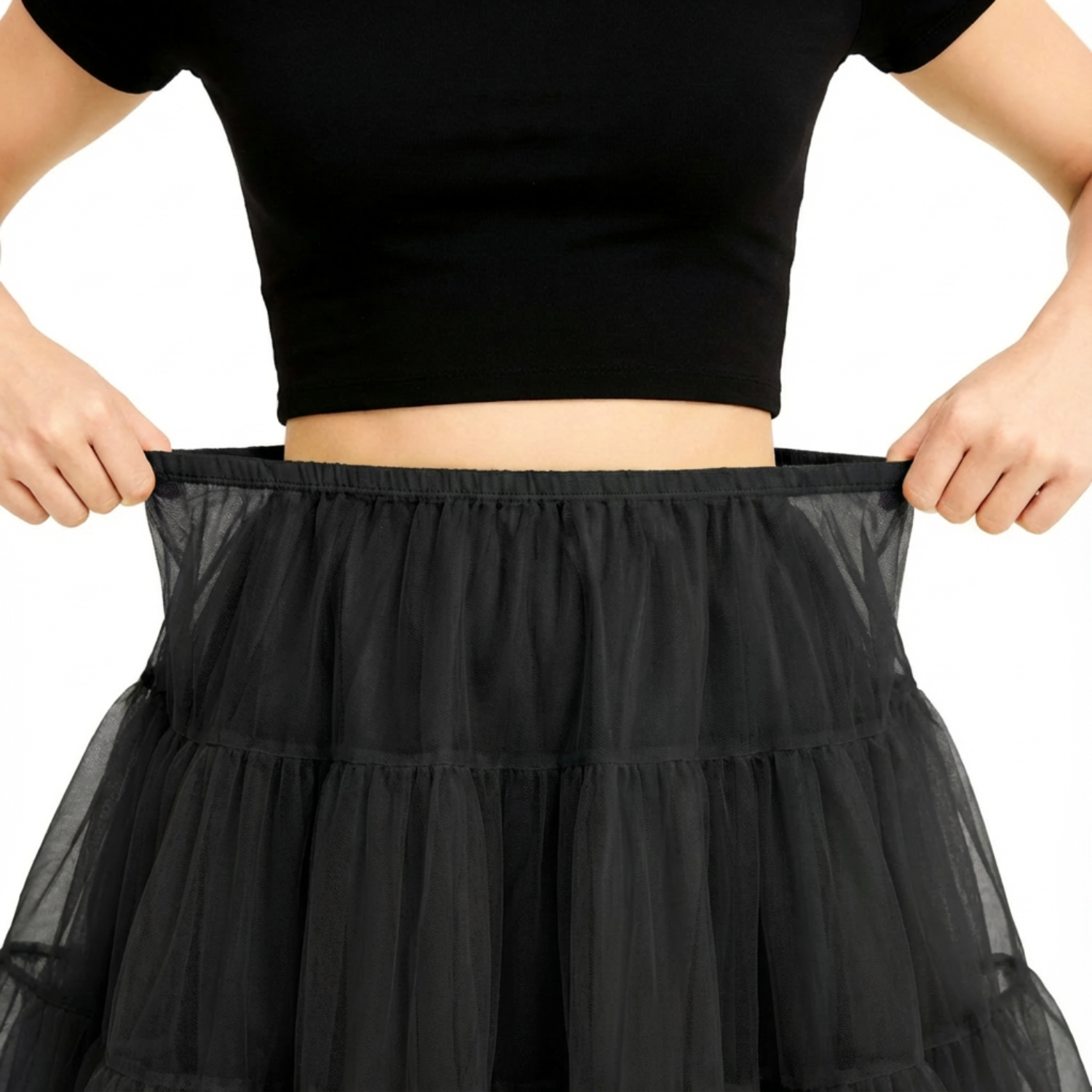 Petticoat Skirt – Fluffy Knee-Length Crinoline