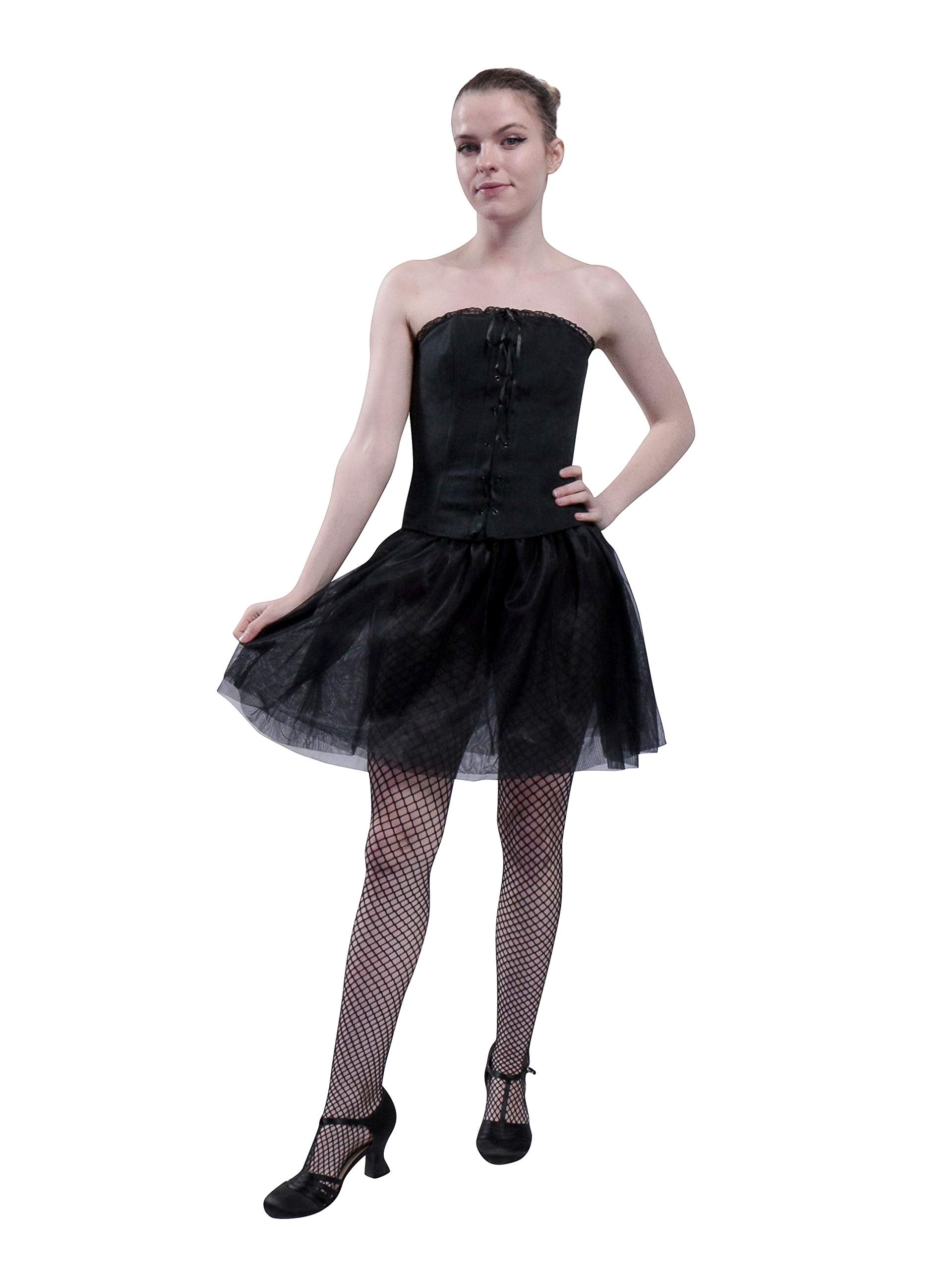 Queen Black Princess-Style Tutu Skirt - Ballet & Party Outfit