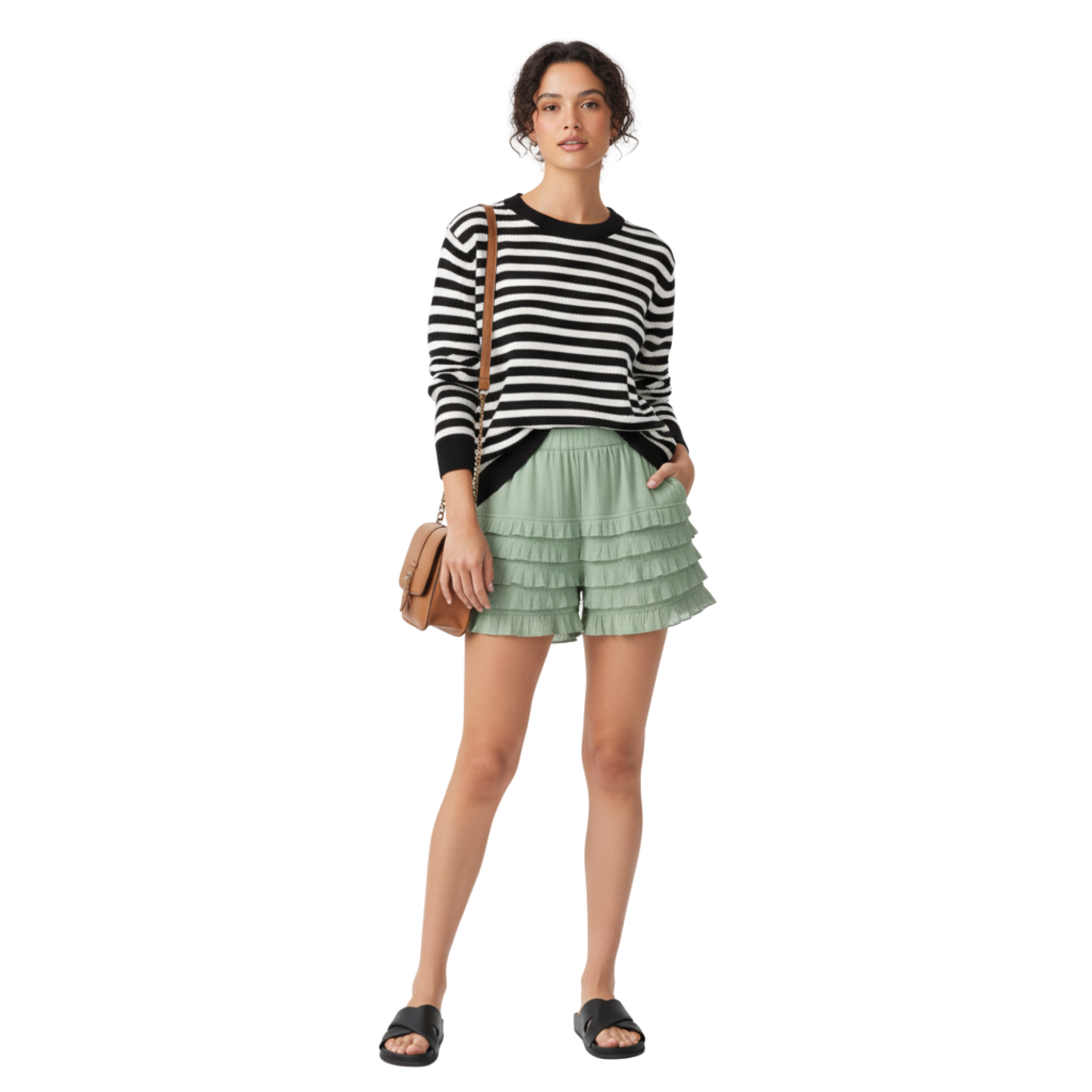 Ruffle Shorts for Women, Lace Bloomers