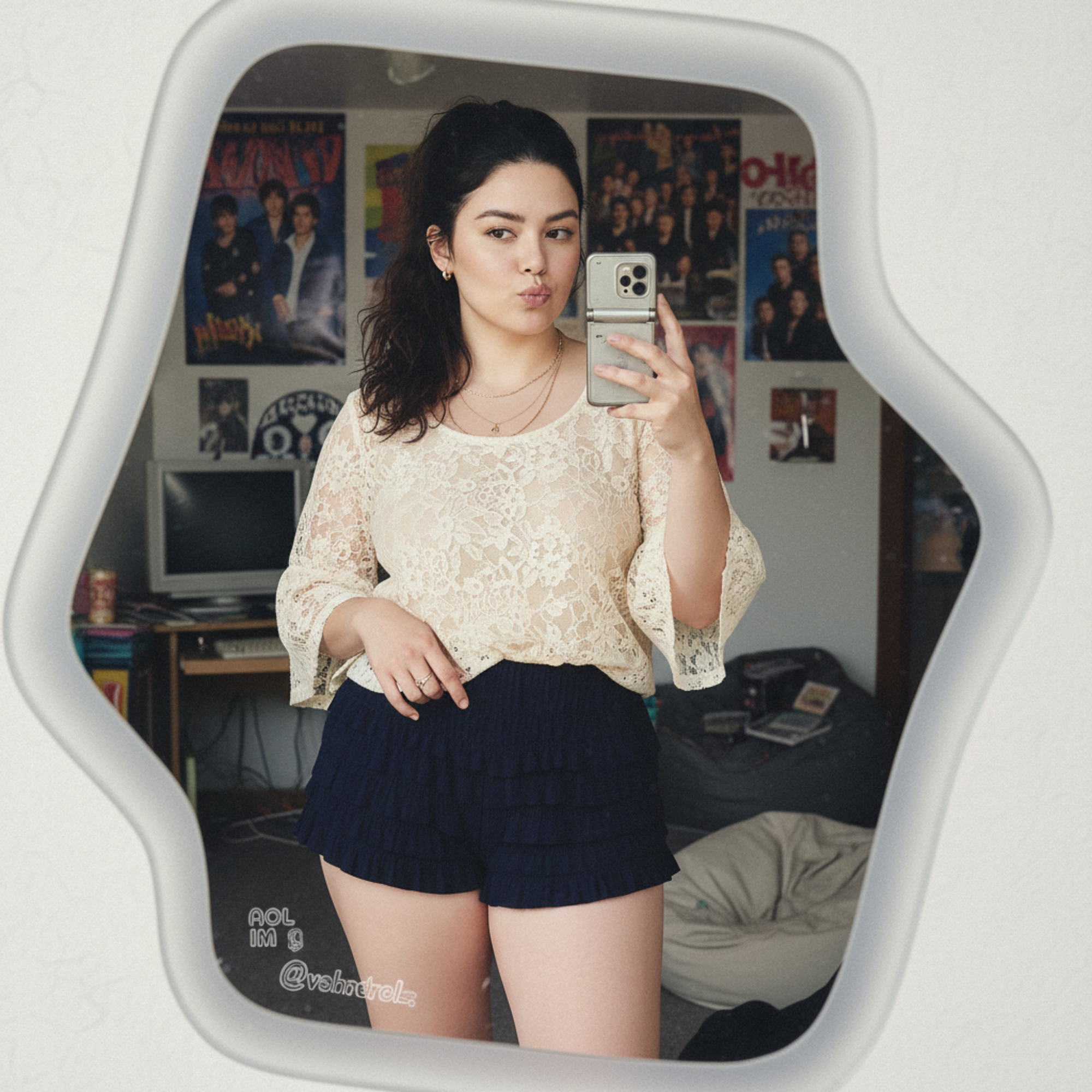 Ruffle Shorts for Women, Lace Bloomers