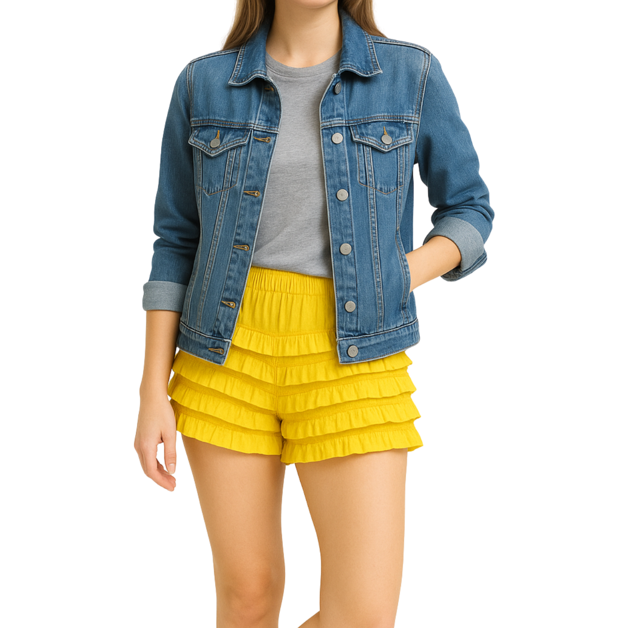 Ruffle Shorts for Women, Lace Bloomers