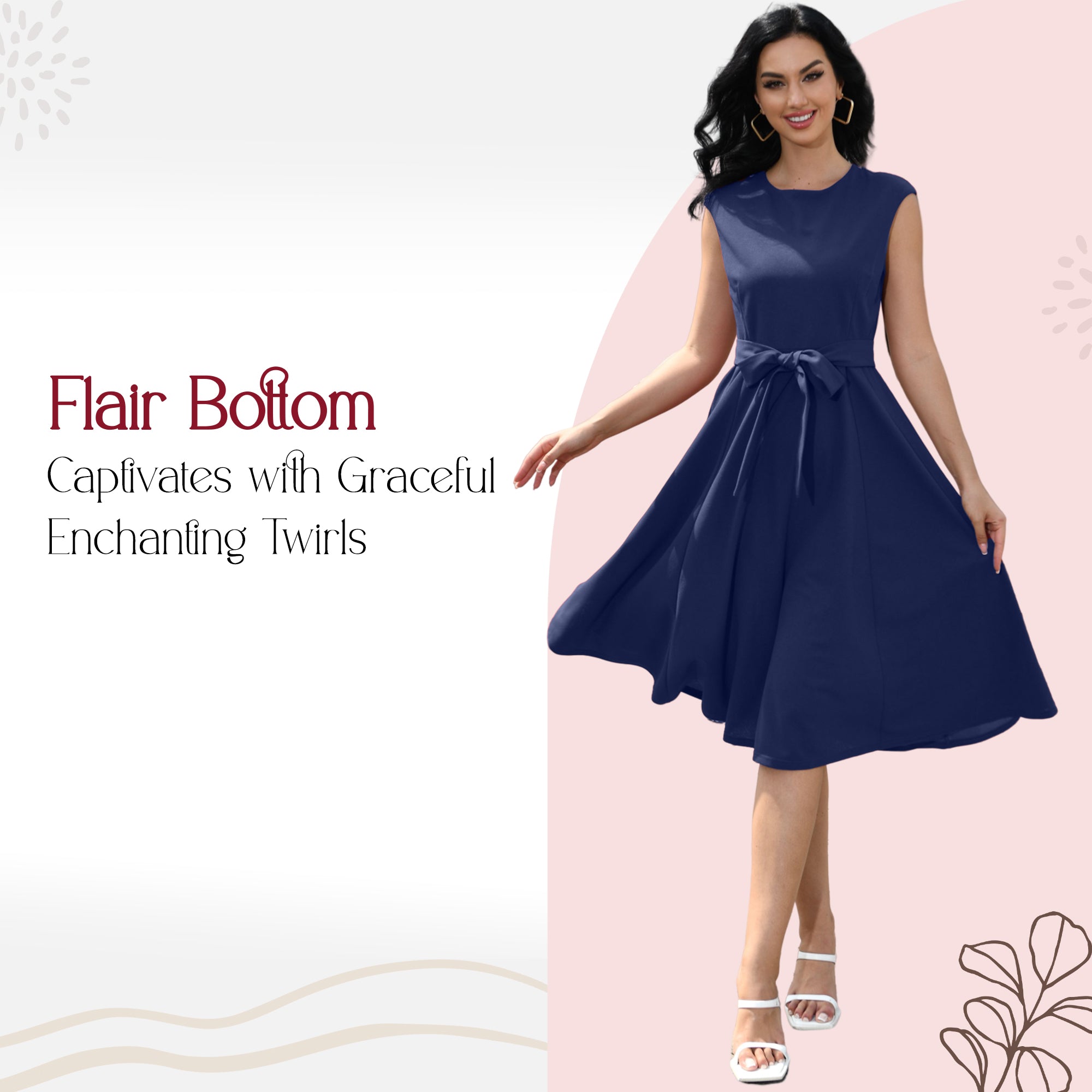 Womens Vintage Cocktail Dresses - Bridesmaid & Prom Dress - Royal Blue