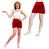 N20 Women's Sexy High Waist Ruffled Petti pants-Red