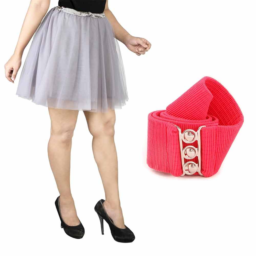 [product_type] Vintage Tulle Skirt and Fashion Belt Combo for Women malcomodes-biz.myshopify.com