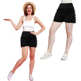 Malco Modes Ruffled Pettipant | Bloomers | Cute Ruffle Shorts | Mother’s Day Gift | Summer Shorts | Black Shorts