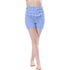 N29 Women's Sexy High Waist Ruffled Petti pants-Wedgewood Blue