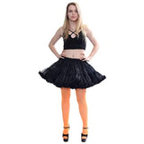 Women's 15in Sexy Tutu Skirt for Halloween & Costume Wear- Black