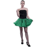 Women's 15in Sexy Tutu Skirt for Halloween & Costume Wear- Kelly Green